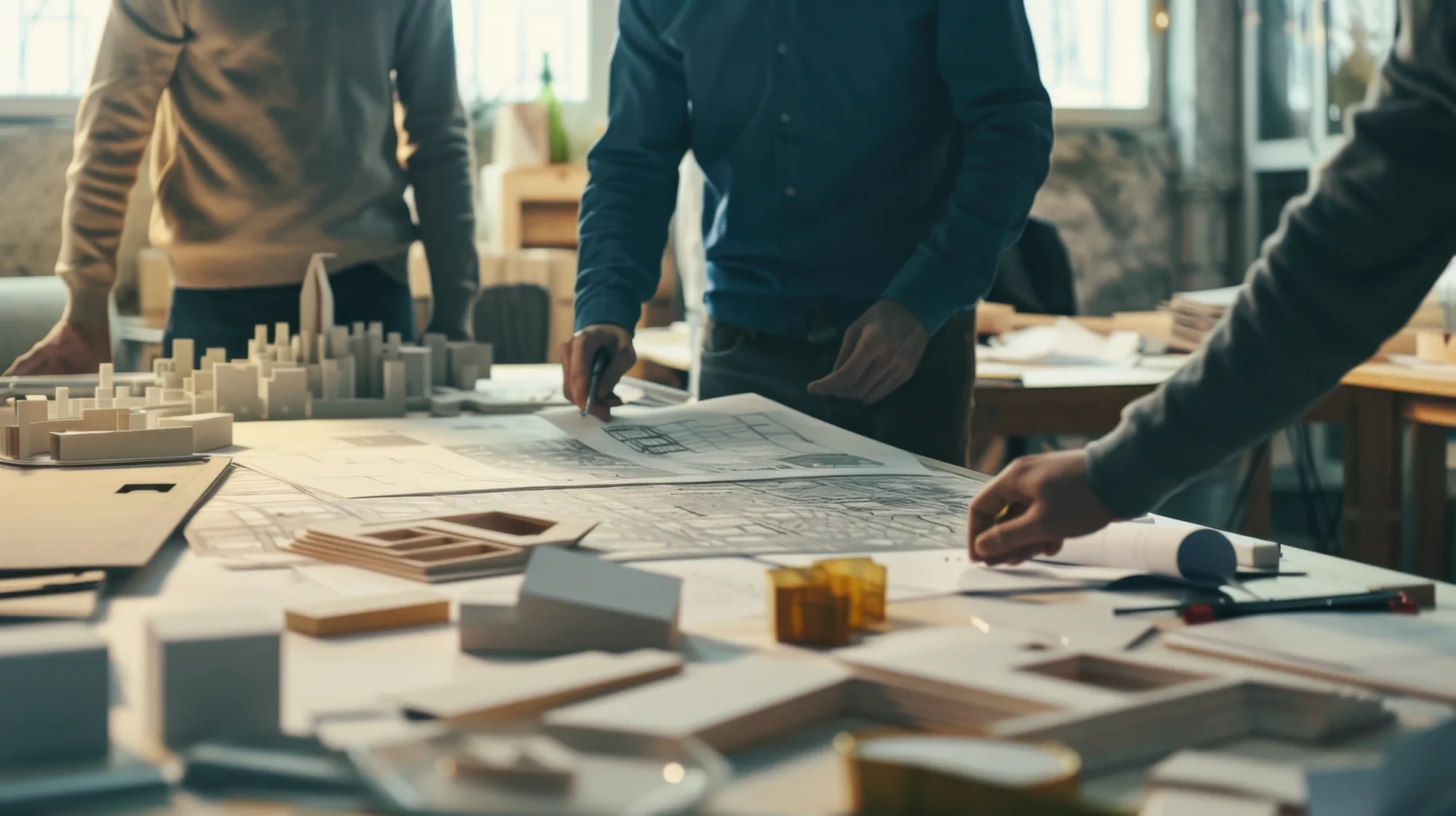 A collaborative design discussion
